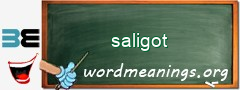 WordMeaning blackboard for saligot